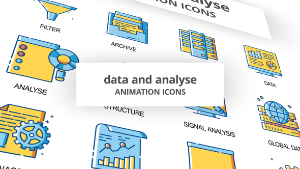 Data & Analyse - Animation Icons