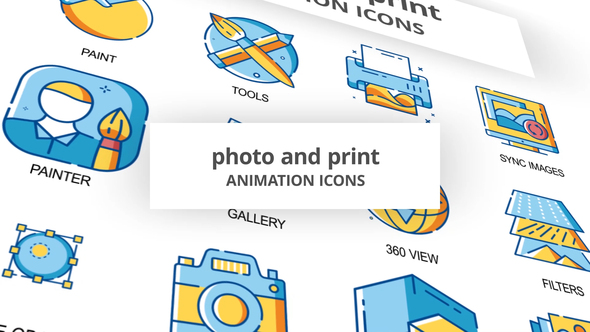 Photo & Print - Animation Icons