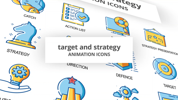 Target & Strategy - Animation Icons