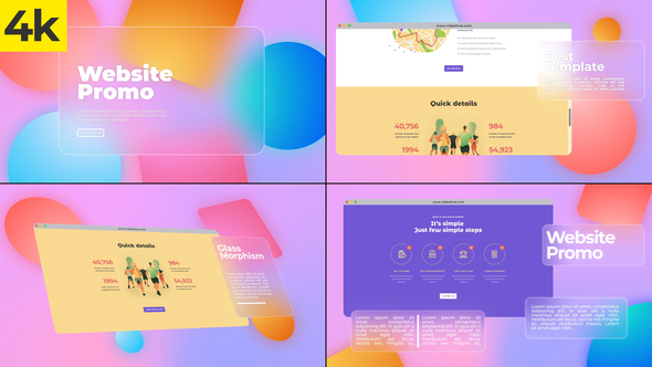 Colorful Website Promo