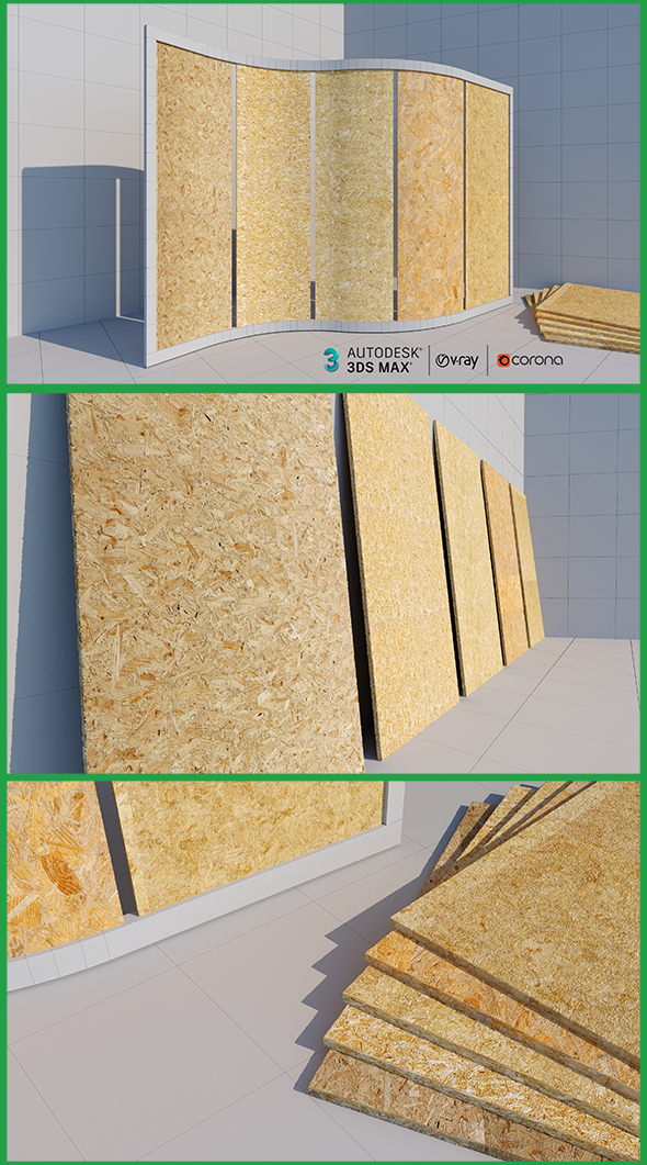 Plywood Panels 3dsMax - 3Docean 30263693