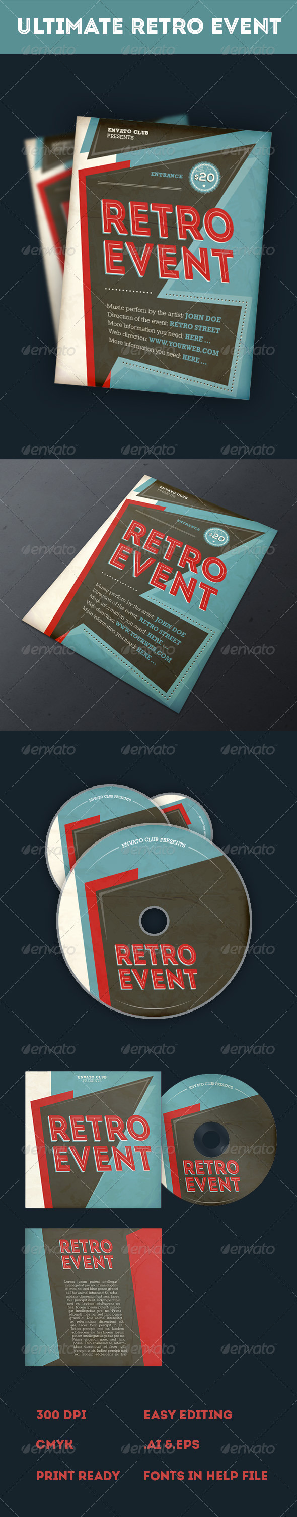 The Retro Event Flyer - Events Flyers