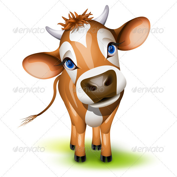 Little jersey cow - Animals Characters