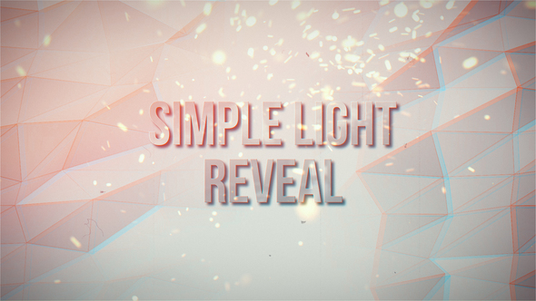 Simple Light Text Reveal