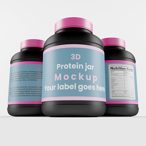 Protein Jar with - 3Docean 26296086