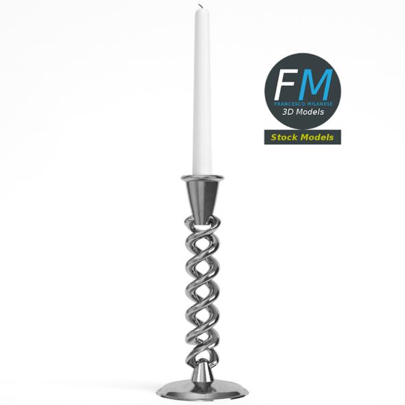 Candle with twisted - 3Docean 18530721