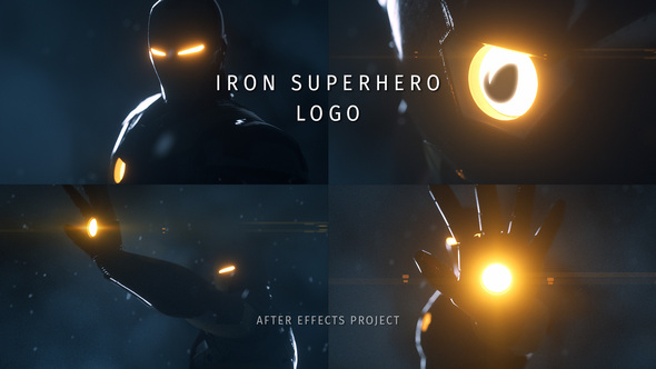Iron Superhero Logo