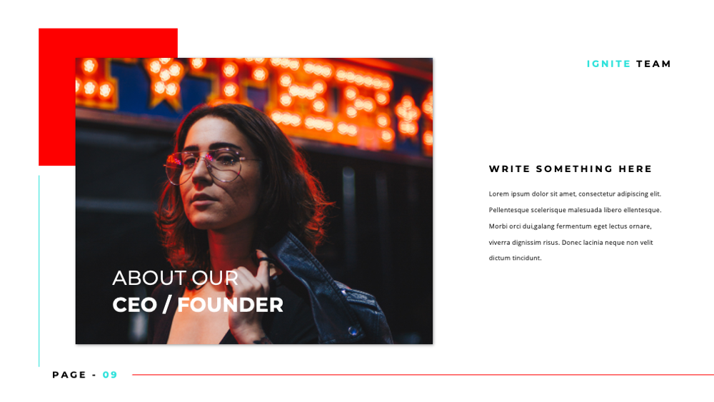 Ignite Slideshow Example Ignite Creative Google Slide Template, Presentation Templates ...