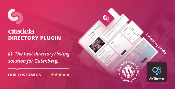 Citadela Directory Plugin – Listing plugin for Gutenberg