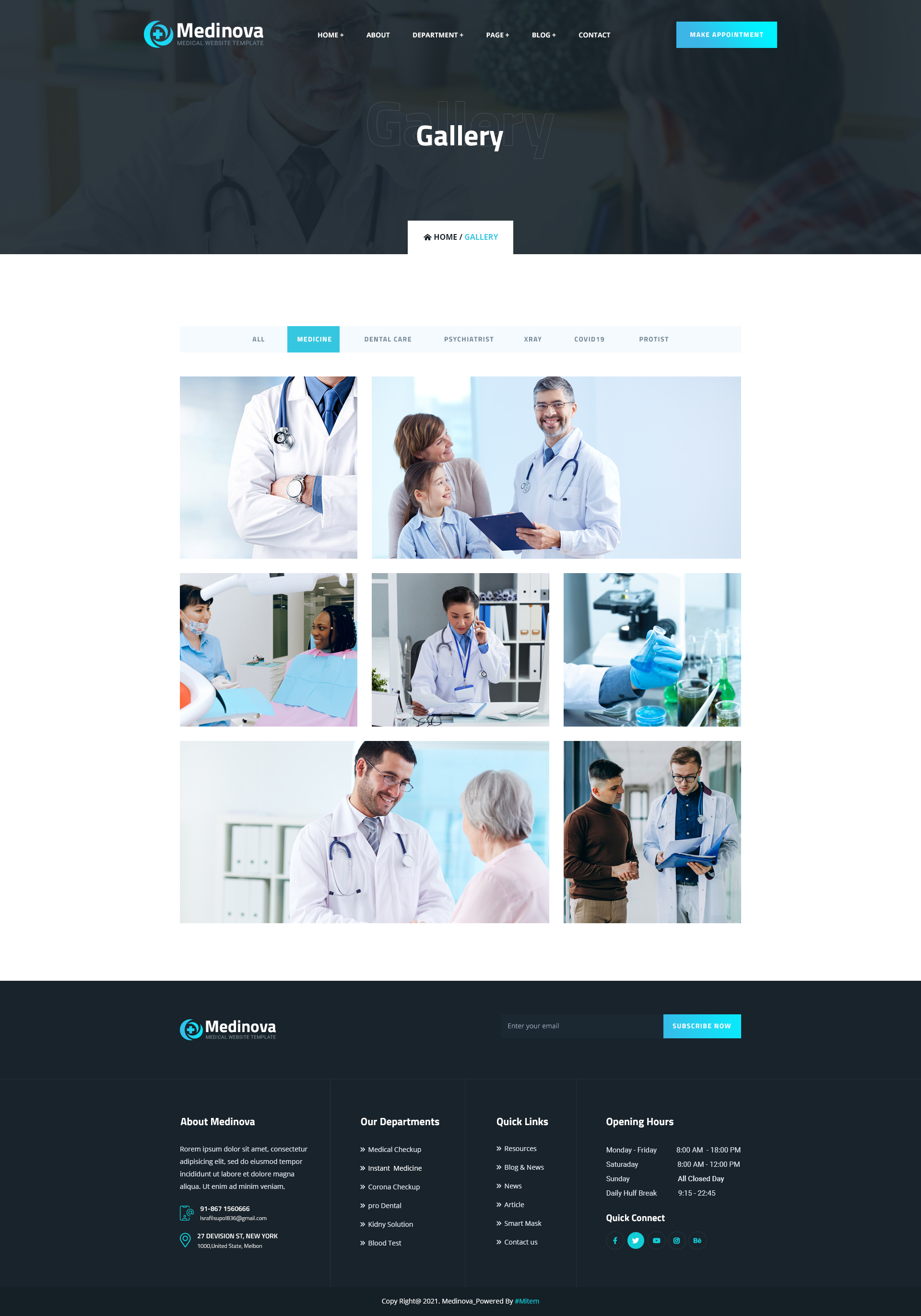 Medinova - Medical PSD Template by XpressRow | ThemeForest