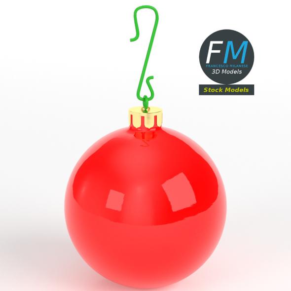 Christmas ball glossy - 3Docean 21128777