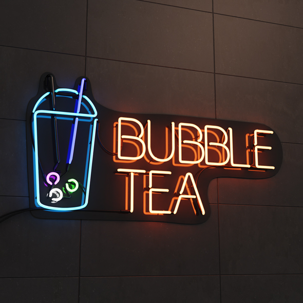 Bubble Tea Neon - 3Docean 30279343
