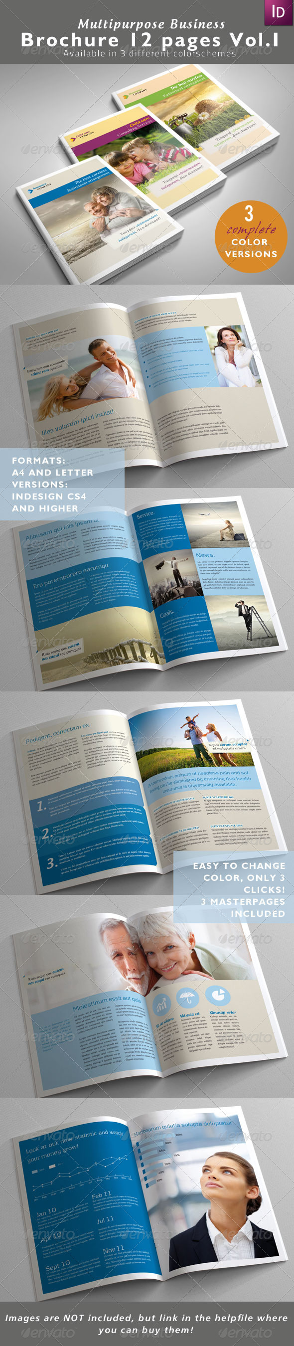 Multipurpose Business Brochure Vol. I - Corporate Brochures