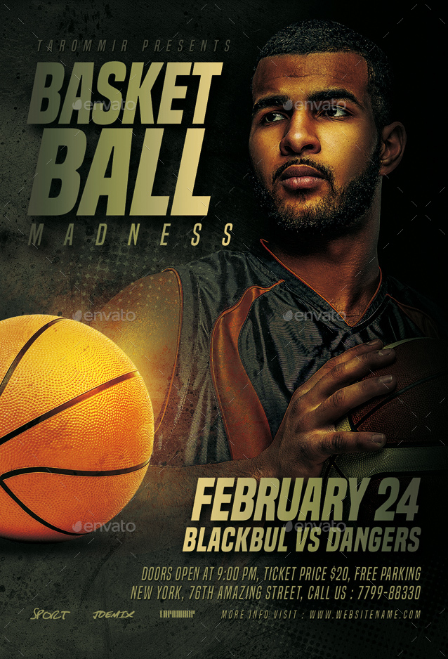 Basketball Flyer Bundle Vol 3, Print Templates | GraphicRiver