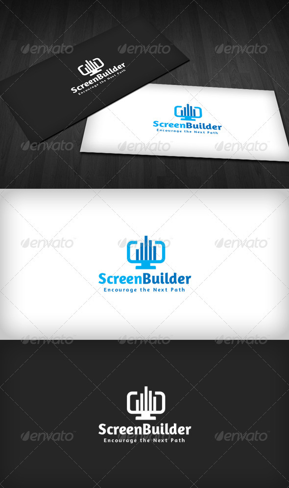 Screen Builder Logo - Buildings Logo Templates