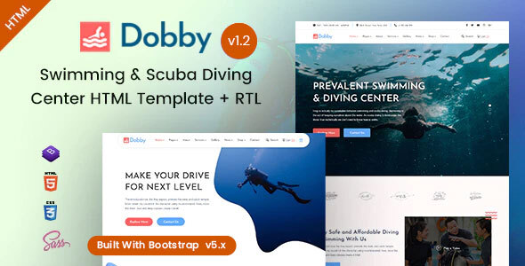 Dobby - SwimmingScuba - ThemeForest 26786238