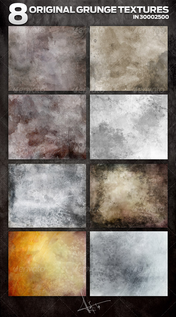 8 Original Grunge backgrounds