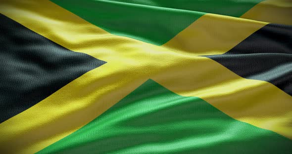Jamaica waving flag loop alt