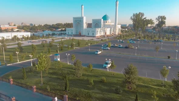 View of the Minor Mosque in Tashkent. 4k., Stock Footage | VideoHive