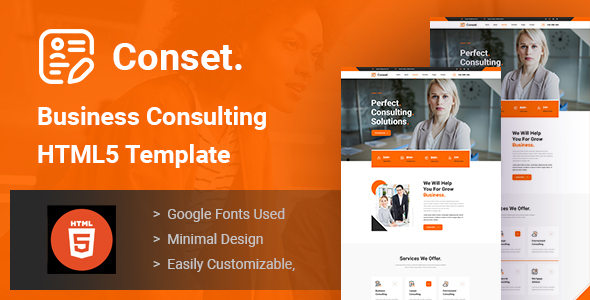 Conset - Business Consulting HTML5 Template