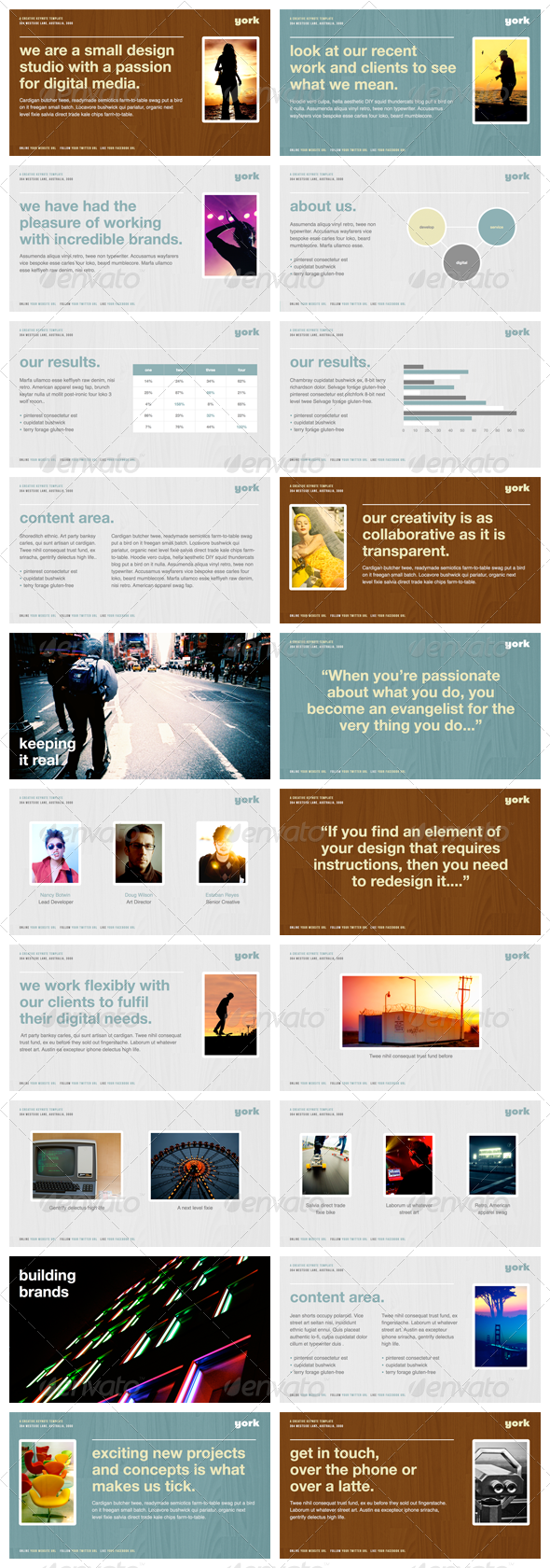York - Keynote Presentation Template - Creative Keynote Templates