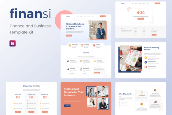 Finansi - FinanceBusiness - ThemeForest 30265960