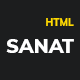 Sanat – Industry Elementor HTML Template