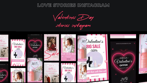 Valentines Day Stories - VideoHive 30310810