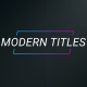Modern Titles || FCPX