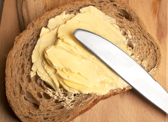 Bread and butter Stock Photo by alexstand | PhotoDune