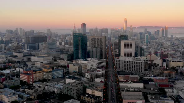 San Francisco California West Coast Big City Aerial