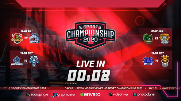 Esport Broadcast Package - VideoHive 30275809