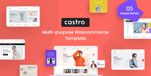 Awesome Castro - eCommerce HTML Template