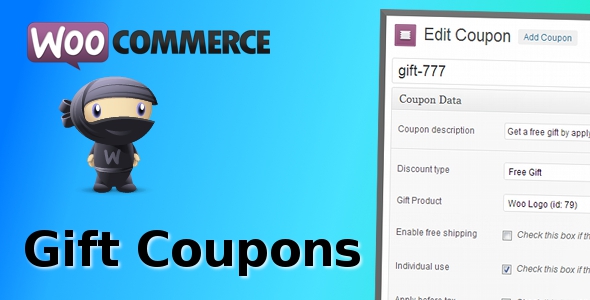 WooCommerce Gift Coupons - CodeCanyon 6207561