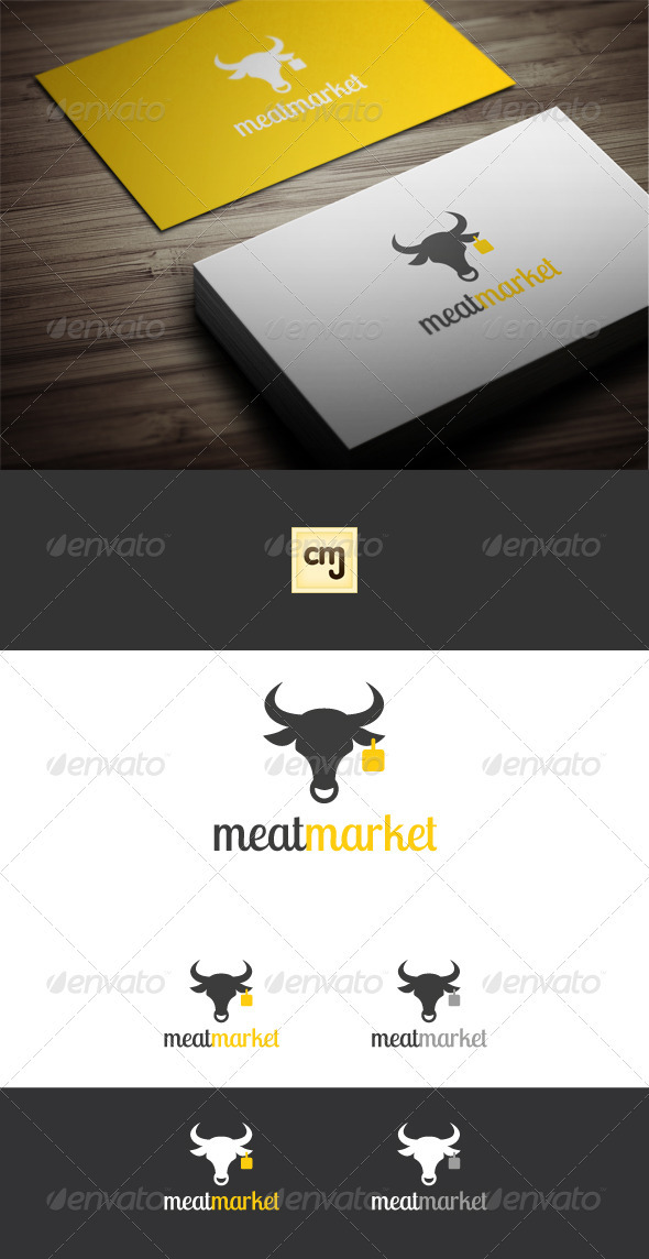 Meat Market Logo Template - Animals Logo Templates