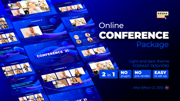 Online conference package - VideoHive 30318276