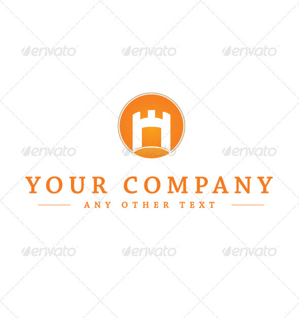 Tower Stronghold Logo - Buildings Logo Templates
