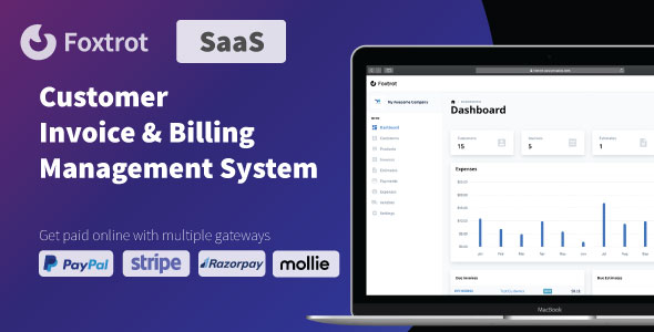 Foxtrot SaaS – Customer, Invoice and Expense Management System