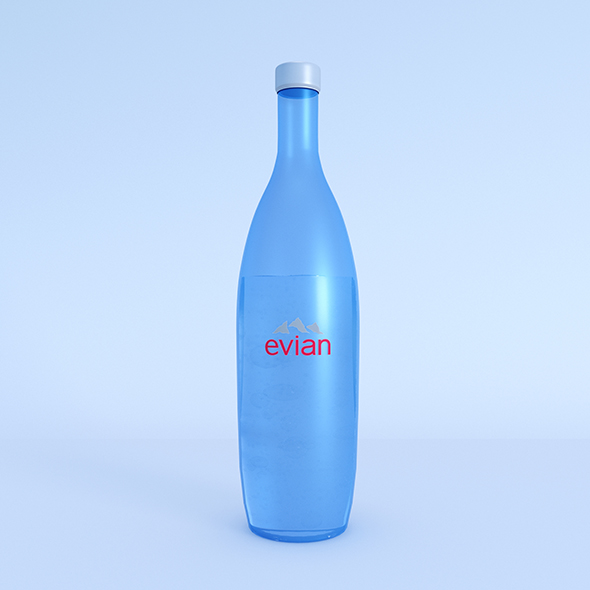 Glass Water Bottle - 3Docean 30323919