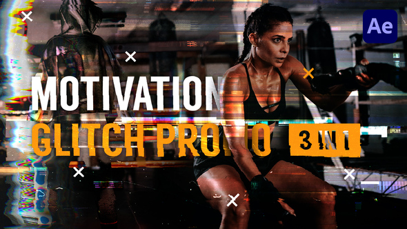 Motivation Glitch Promo - VideoHive 18119280