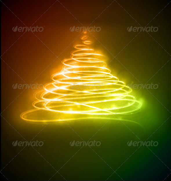 Abstract Christmas tree - Christmas Seasons/Holidays
