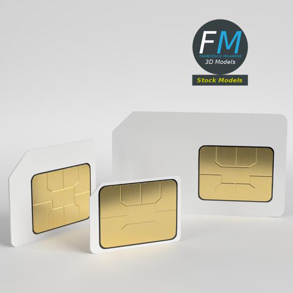 SIM cards - 3Docean 30333304