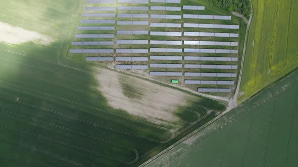 Aerial Photovoltaic Farm 02