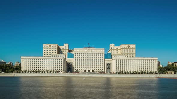 Ministry of Defence of the Russian Federation Building. Moscow, Russia alt