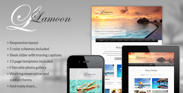 Lamoon - Responsive Resort and Hotel Template - Travel Retail