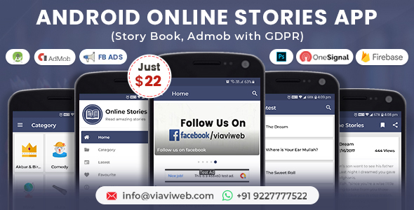 Android Online Stories - CodeCanyon 7683480
