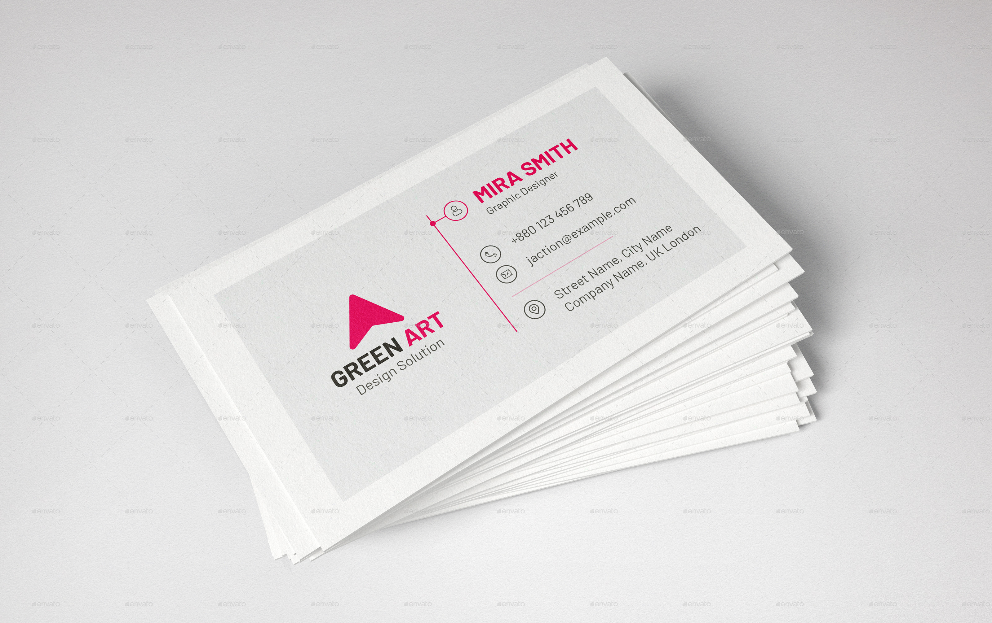 Clean Business Card, Print Templates | GraphicRiver