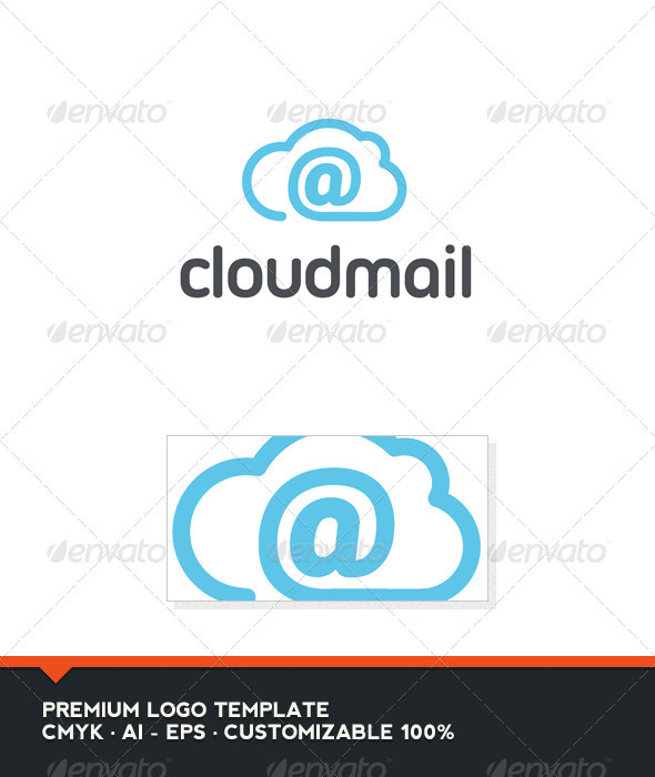 Cloud Mail Logo Template - Objects Logo Templates