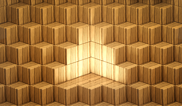 Perfect cube array - 3Docean 30339470
