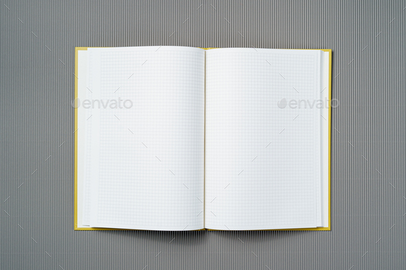 Notebook Paper on Cardboard Background Stock Illustration